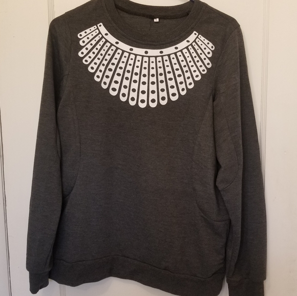 RBG collar printed sweatshirt - Picture 4 of 4